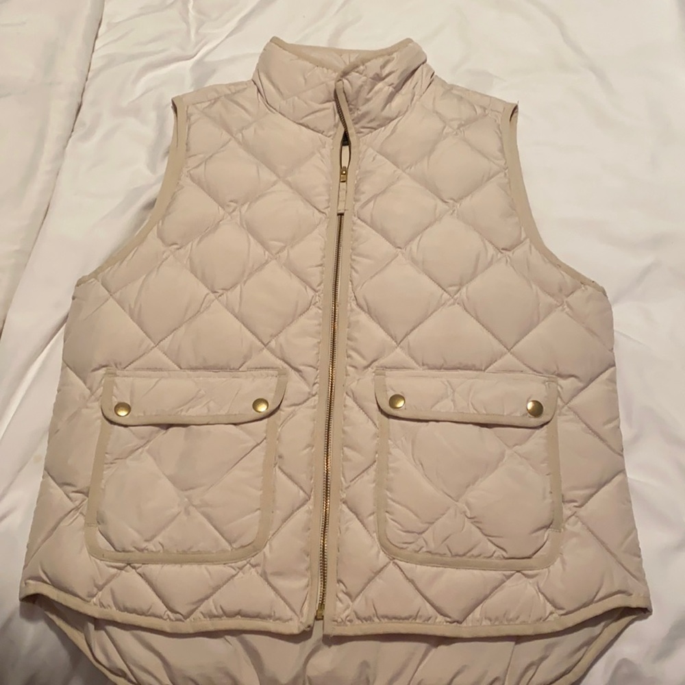 Cream/off white J. Crew vest
